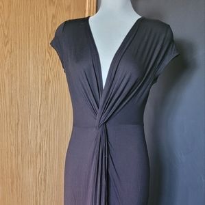 Short Long Rolla Coster Black Tshirt Dress